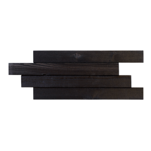 Stacked Ember Mosaic Wood Wall Tiles